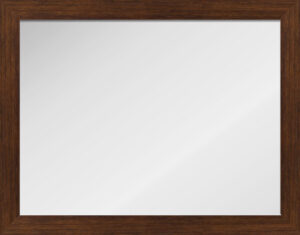 Fornari Teak Brown 36″W x 46″H Non-Beveled Vanity Mirror