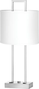 Prestige Single Table Lamp with 1 Outlet