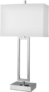 Gatsby Single Table Lamp with 1 Outlet