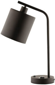 Confident Desk Lamp with 1 Outlet
