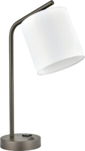 Confident Desk Lamp with 1 Outlet