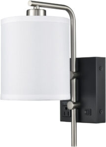 Valeria Single Wall Lamp with 1 Outlet