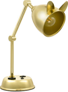 Polished Brass Desk Lamp