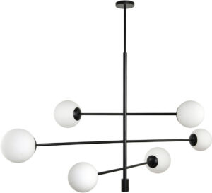 Black Sputnik Pendant