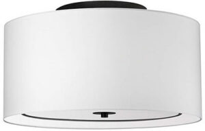 16″ Black Semi-Flush Ceiling Light