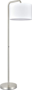 Brushed Nickel Angled-Arm Floor Lamp