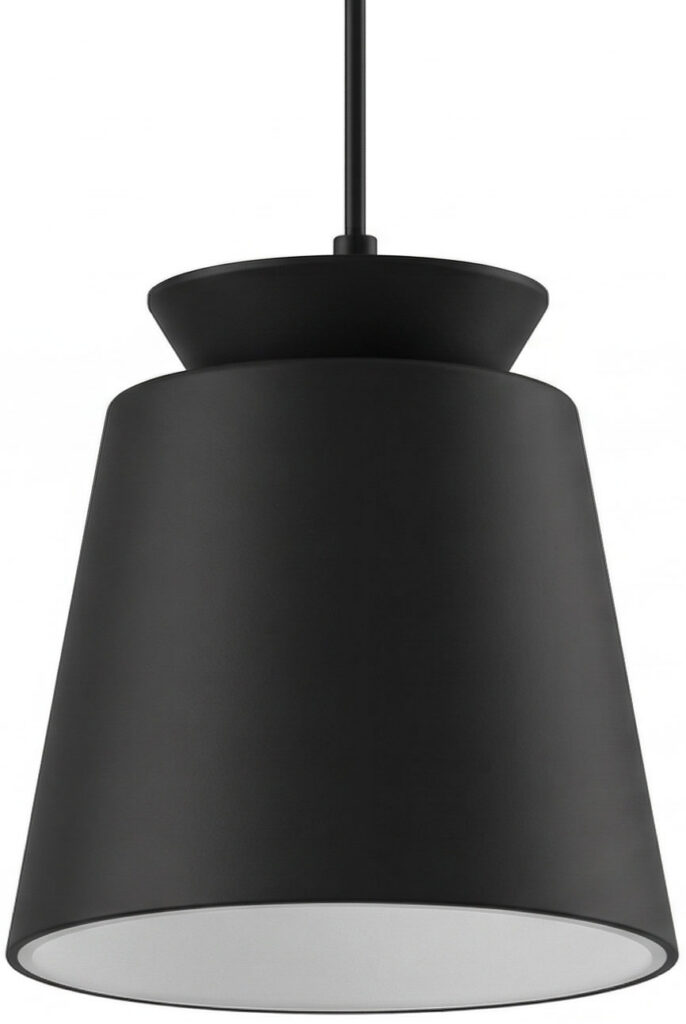 Black Jar Pendant light fixture for stylish, contemporary spaces.