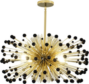 Brass Starburst Pendant