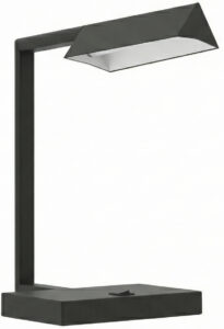 Matte Black Angular LED Table Lamp