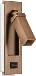 Dark Bronze Compact Headboard Reading Light