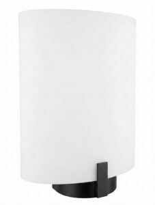 Black Frosted Acrylic Corridor Sconce