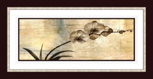 Exotic Blooms 46″W Artwork with Calisto Frame
