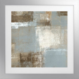 Haze II 30″ Square Artwork with Antique Silver Frame