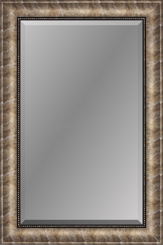 Beveled edge mirror by Startex Industries, perfect for modern and classic interiors.