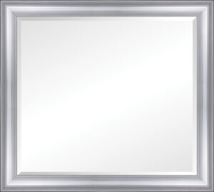 Argento Silver 40″W x 36″H Beveled Vanity Mirror