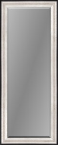 Tuscany Silver/Black 24″W x 60″H Beveled Full Length Mirror