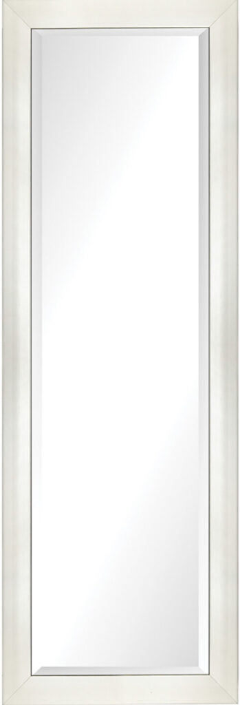 Full Length Silver Beveled Mirror for Elegant Decor.