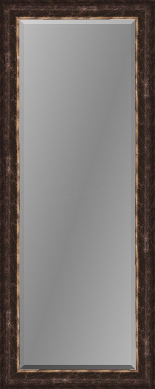 Full length beveled mirror for elegant home decor and functional dressing space.