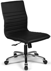 Modena Black Mid Back Task Chair without Arms