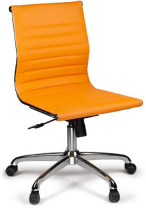Ferrara Orange Mid Back Task Chair without Arms