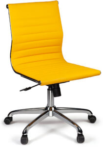 Ferrara Yellow Mid Back Task Chair without Arms