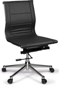 Florence Black Mid Back Task Chair without Arms