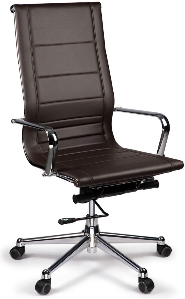 High Back Task Chair with Arms for Office Ergonomics and Productivity.