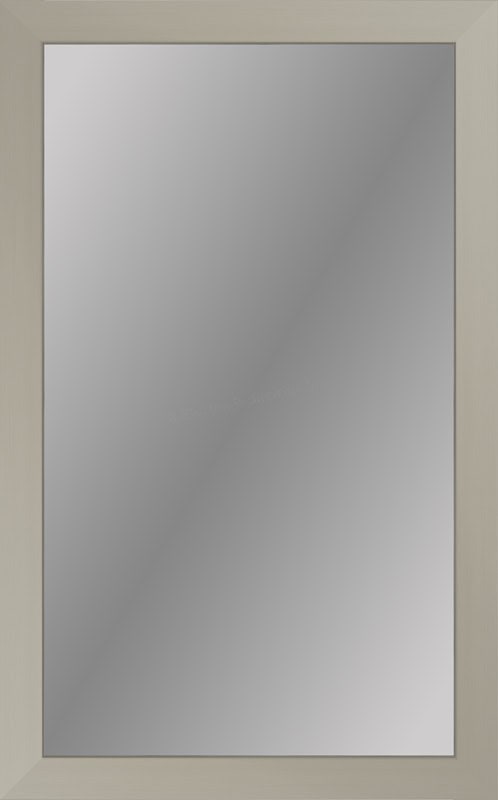 Fornari antique silver mirror, 28"W x 45"H, non-beveled edge.