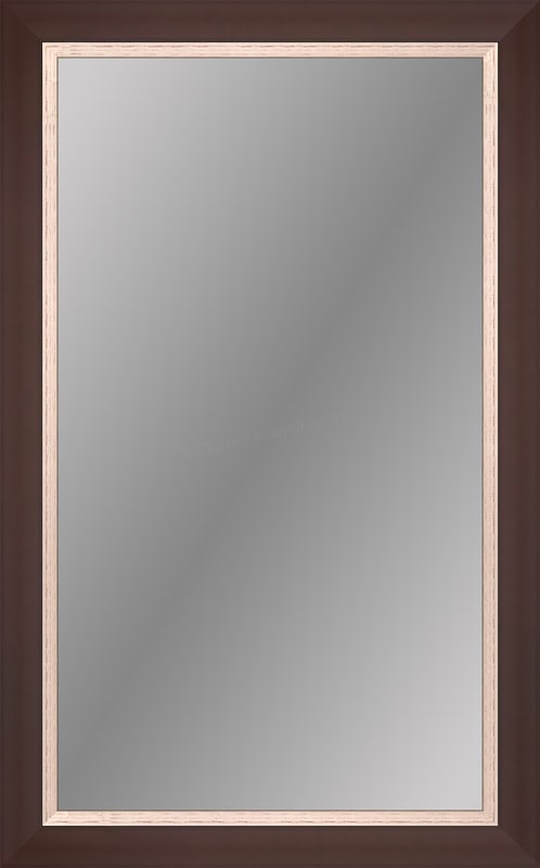 Mirror for modern decor with sleek wooden frame. Perfect for enhancing space and light in any room.