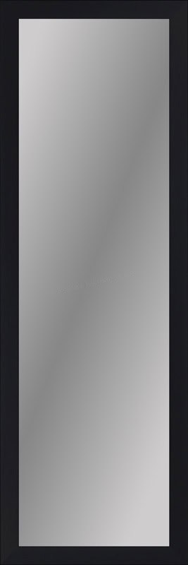 Fornari Black 20"W x 60"H full-length mirror, non-beveled edge.